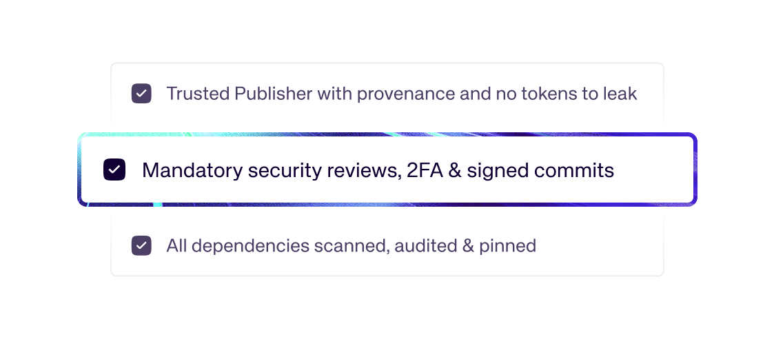 Vite+ 以严格的安全实践审查所有依赖